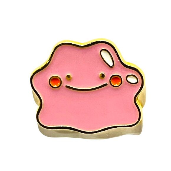 Pokemon Inspired Ditto Fan Made Enamel Pin Lapel Pin - Picture 1 of 2